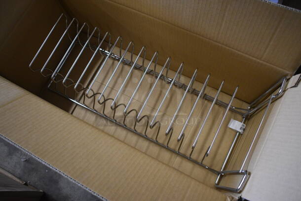 2 BRAND NEW IN BOX! Metal Countertop Pizza Pan Racks. 12x12x28. 2 Times Your Bid! - Image 2 of 3