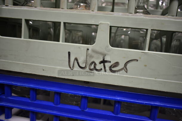 Metal Dolly on Commercial Casters w/ 6 Poly Dish Caddies and Contents. (ice room) - Image 4 of 5