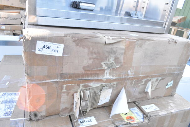 2 BRAND NEW SCRATCH AND DENT! Regency 600DC1536 15" x 36" 18 Gauge Type 304 Stainless Steel Dish Cabinet with Adjustable Midshelf. 2 Times Your Bid! May Be Missing Pieces.  - Image 2 of 5