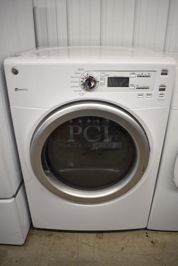 General Electric Model GFDN120ED0WW Front Load Dryer. 120/240 Volts, 1 Phase. 27x30x39.5