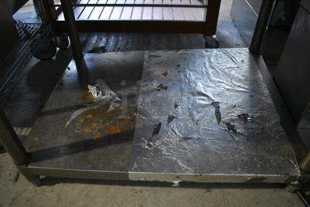 Stainless Steel Commercial Table w/ Metal Under Shelf. 36x30x26 - Image 3 of 3
