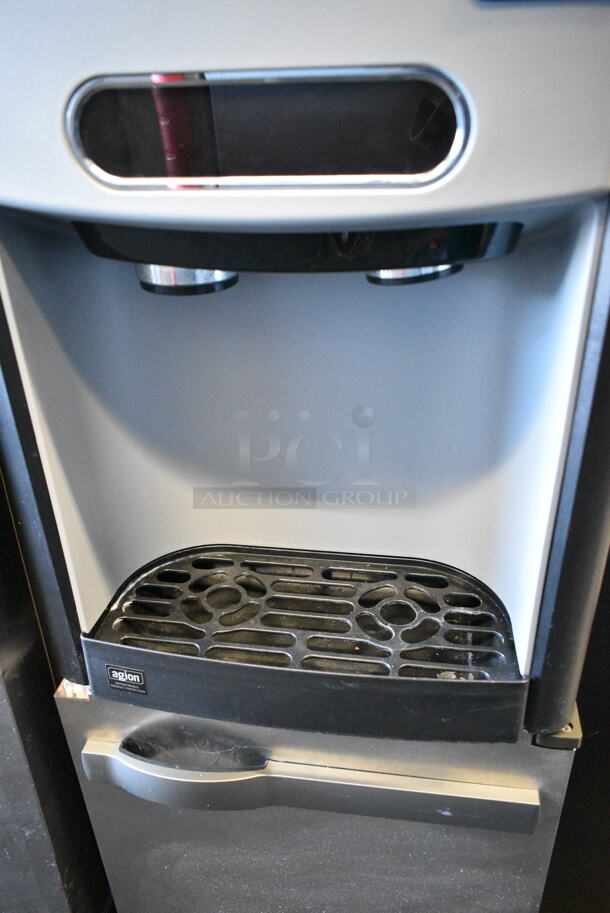 BRAND NEW SCRATCH AND DENT! Follett 15CI100A 15 Series Air Cooled Countertop Ice Maker and Water Dispenser - 15 lb. Storage. 115 Volts, 1 Phase. Tested and Working! - Image 5 of 8