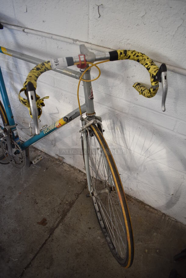 Technium Tri-lite Blue, Yellow and Gray Metal Road Bicycle. 18x66x37 - Image 3 of 7