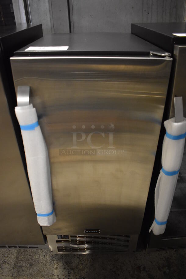 BRAND NEW SCRATCH AND DENT! Whynter UIM-502SS Stainless Steel Self Contained Ice Maker. 115 Volts, 1 Phase. 14.5x24.5x32.5 Tested and Working! - Image 1 of 8