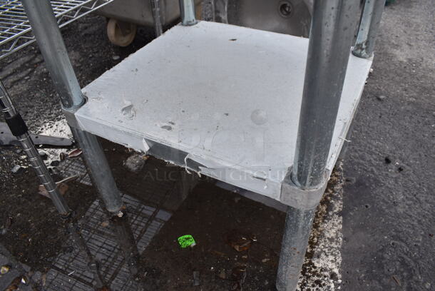 Stainless Steel Commercial Equipment Stand w/ Under Shelf. 24x24x26 - Image 4 of 4