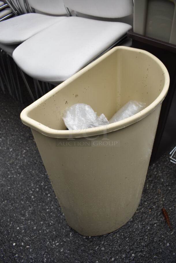 4 Various Poly Trash Cans; 3 Slim Jim. 11x20x30, 21.5x12x29. 4 Times Your Bid! - Image 2 of 4