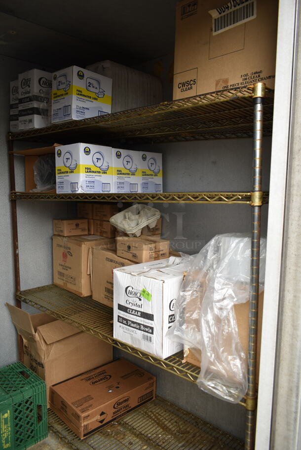 7'x5.5'x7' Walk In Box w/ Vollrath 17703-S 115 Volt, 1 Phase Evaporator. Unit Does Not Have a Compressor or Condenser as it Was Being Used as Dry Storage. BUYER MUST REMOVE: This Item CANNOT Be Transported; Must Pick Up By Appointment Only. Freon Will Be Removed Before Pick Up Day. (walk ins) - Image 5 of 6
