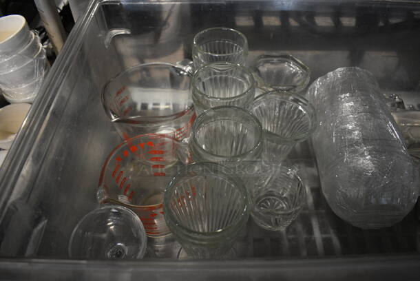 ALL ONE MONEY! Lot of Various Items Including Glasses and Bowls In Poly Bin - Image 2 of 5