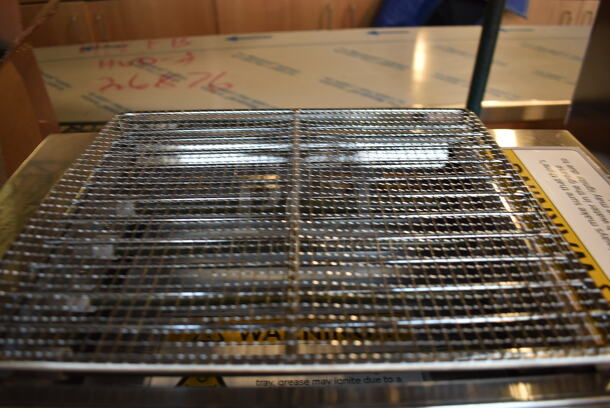BRAND NEW! 2022 IBG-18 Stainless Steel Commercial Countertop BBQ Barbecue Grill. 110 Volts, 1 Phase. Tested and Working! - Image 4 of 8