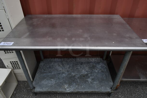 Stainless Steel Commercial Table w/ Under Shelf. 