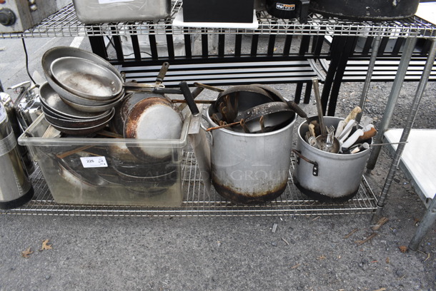 ALL ONE MONEY! Tier Lot Including Pots, Pans, Utensils, Paddle and MORE!