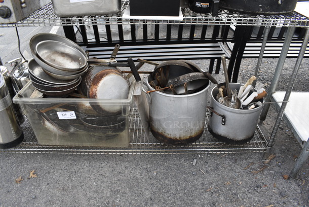 ALL ONE MONEY! Tier Lot Including Pots, Pans, Utensils, Paddle and MORE! - Image 1 of 5