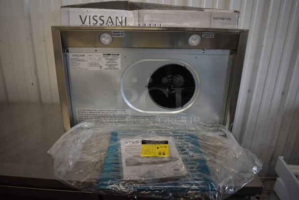 BRAND NEW IN BOX! Vissani QR272S Stainless Steel Under Cabinet Range Hood. 120 Volts, 1 Phase. 30x19x6 - Image 3 of 9