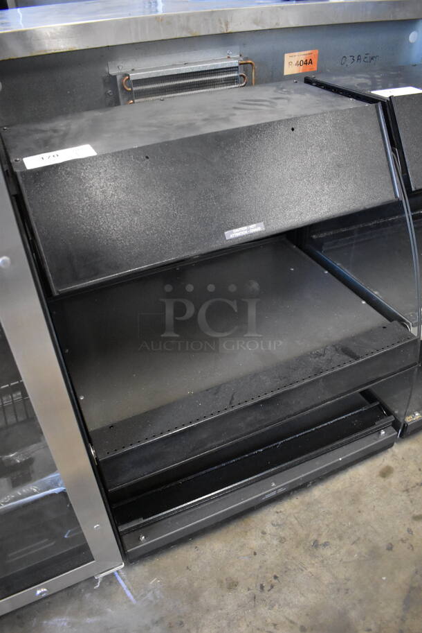 Black Metal Countertop 2 Tier Warming Display Case Merchandiser. 25x22x29. Tested and Working! - Image 4 of 4