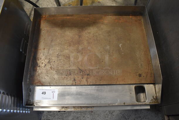 Waring Professional Stainless Steel Commercial Countertop Electric Powered Flat Top Griddle w/ Thermostatic Controls. 250 Volts, 1 Phase. 24x20x12.5 - Image 5 of 6