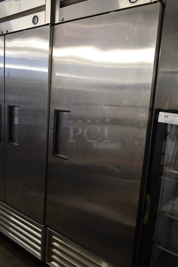 True T-23F Stainless Steel Commercial Single Door Reach In Freezer w/ Poly Coated Racks on Commercial Casters. 115 Volts, 1 Phase. Cannot Test - Unit Trips Breaker. - Image 3 of 6