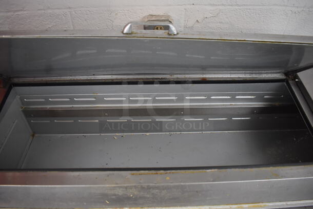 Beverage-Air DP67 Commercial Stainless Steel Two Door Refrigerated Pizza Prep Table With Pan Rail. 115V/1 Phase. Tested And Working - Image 2 of 6