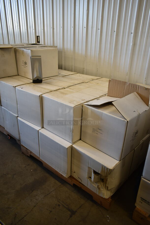PALLET LOT of 18 Boxes of 6 BRAND NEW! Cannon 750133 One Shot Plus Satin Wall Mount Dispensers. 18 Times Your Bid! - Image 2 of 7