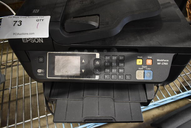 Epson WorkForce WF-2760 Countertop Printer Scanner Copier.  - Image 2 of 5