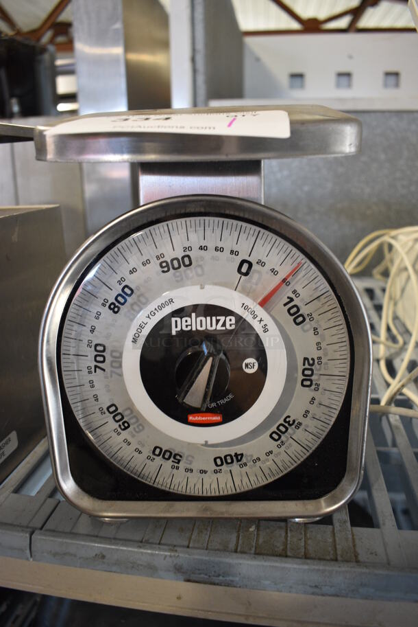 Pelouze Metal Countertop Food Portioning Scale. 6.5x7x8 - Image 1 of 4