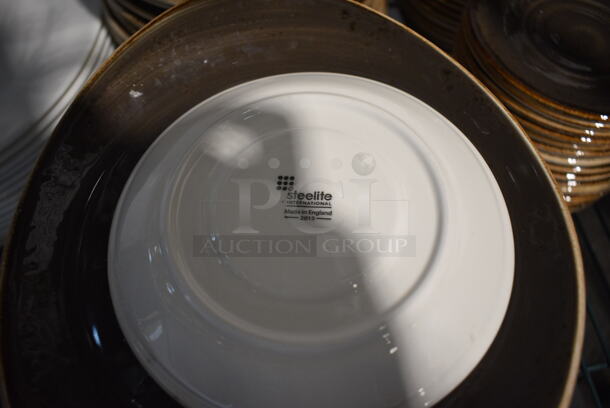 18 Brown Ceramic Saucers. 5.75x5.75x1. 18 Times Your Bid! - Image 3 of 3