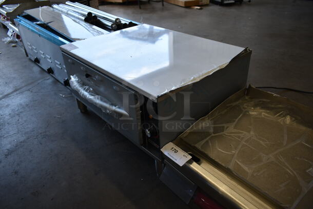 BRAND NEW SCRATCH AND DENT! 2022 ServIt 423WDSFS1 Stainless Steel Commercial Countertop Electric Powered Single Drawer Warming Drawer. 120 Volts, 1 Phase. Tested and Working! - Image 2 of 7