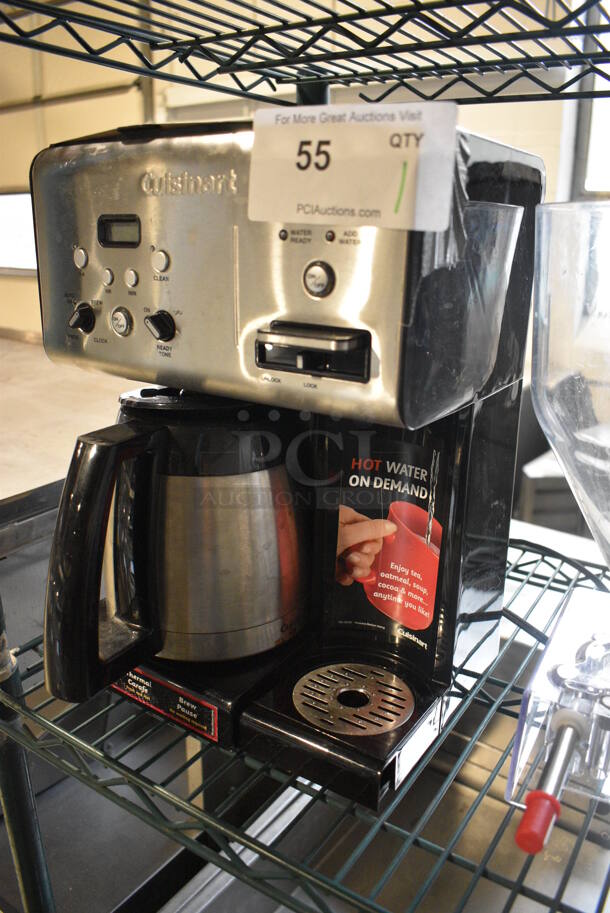Cuisinart Chrome Finish Countertop Coffee Machine w/ Coffee Pot. 10x9x14.5 - Image 2 of 5