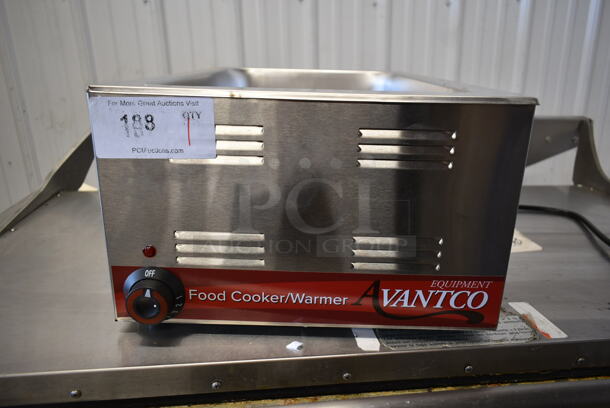 BRAND NEW SCRATCH AND DENT! Avantco 177W50CKR Stainless Steel Commercial Countertop Food Warmer. 120 Volts, 1 Phase. Tested and Working! - Image 4 of 5