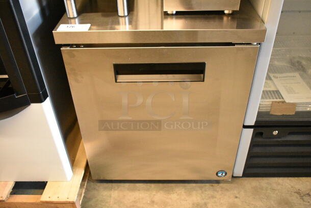 BRAND NEW SCRATCH AND DENT! 2024 Hoshizaki UR27B-LP Stainless Steel Commercial Single Door Undercounter Cooler. 115 Volts, 1 Phase. Tested and Working! - Image 1 of 6