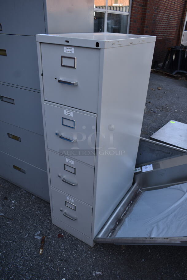 Hon Metal 4 Drawer Filing Cabinet. - Image 2 of 6