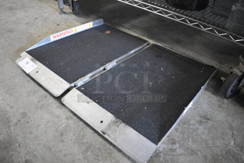 Metal Folding Ramp. 30x24x3