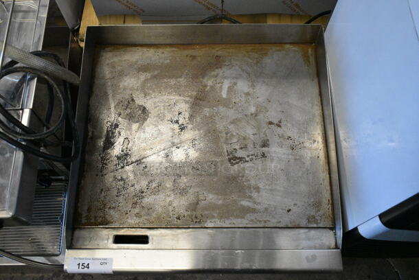 Fleetwood EG618 Stainless Steel Commercial Countertop Electric Powered Flat Top Griddle. 220 Volts.  - Image 3 of 6