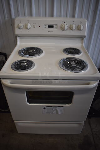 BRAND NEW! Hotpoint R B526D H1CC Metal 4 Burner Range w/ Oven. 30x30x48