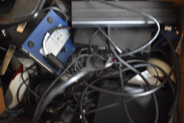 ALL ONE MONEY! Lot of Various Items Including Stand, Wires and Computer Mice - Image 6 of 12