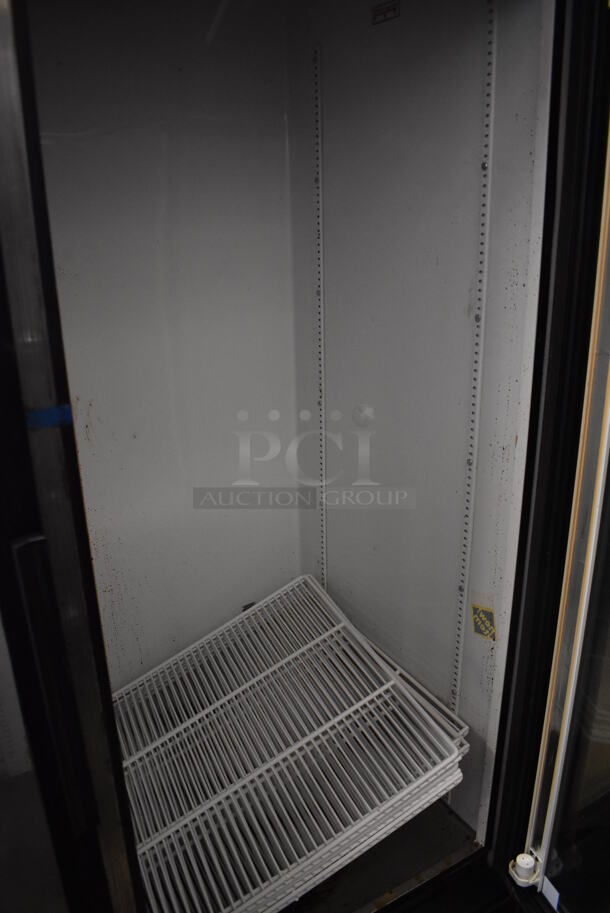 2011 True GDM-49 ENERGY STAR Metal Commercial 2 Door Reach In Cooler Merchandiser w/ Poly Coated Racks. 115 Volts, 1 Phase. 54x32x78. Tested and Powers On But Does Not Get Cold - Image 8 of 8