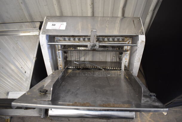 Metal Commercial Countertop Bread Loaf Slicer. 120 Volts, 1 Phase. 21x27x27. Tested and Working! - Image 3 of 6