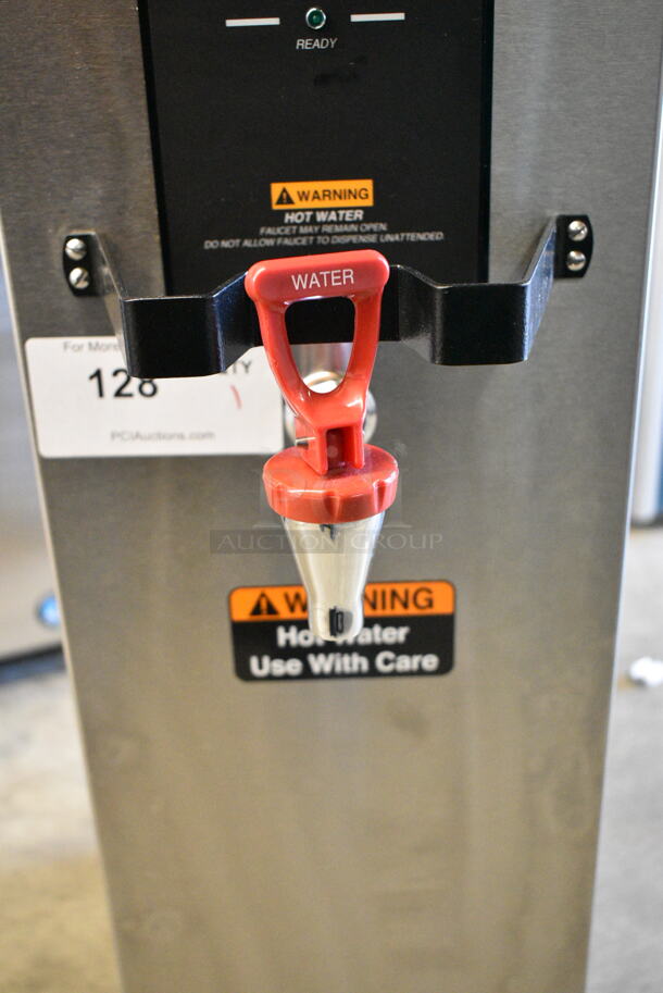BRAND NEW SCRATCH AND DENT! 2023 Bunn 26300.0000 H10X-80-240 Stainless Steel Commercial Countertop 10 Gallon Hot Water Dispenser. 240 Volts, 1 Phase.  - Image 3 of 5