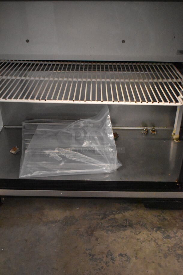 True TSSU-60-16 Stainless Steel Commercial Sandwich Salad Prep Table Bain Marie Mega Top on Commercial Casters. 115 Volts, 1 Phase. Tested and Does Not Power On - Image 6 of 8