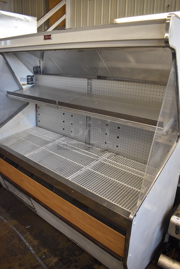 McCray SC-P32E-SS Metal Commercial Floor Style Open Grab N Go Merchandiser w/ Metal Shelves. 230 Volts. 74x30x71 - Image 2 of 5