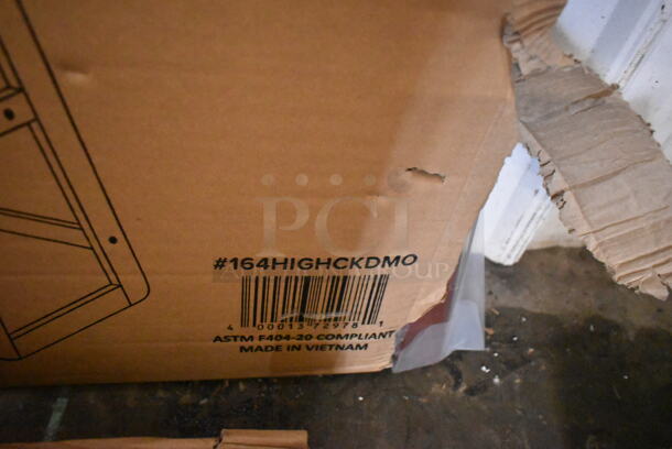 2 BRAND NEW SCRATCH AND DENT! Lancaster Table & Seating 164HIGHCKDMO Mahogany High Chair. 2 Times Your Bid! - Image 4 of 4