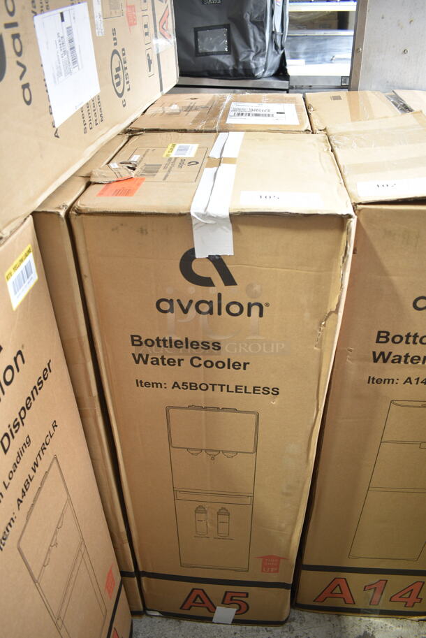 2 BRAND NEW IN BOX! Avalon A5BOTTLELESS Stainless Steel Self Cleaning UV Bottom Loading Water Cooler. 115 Volts, 1 Phase. 2 Times Your Bid! - Image 2 of 4