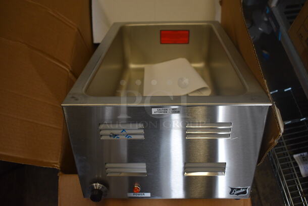 BRAND NEW IN BOX! 2018 Duke Model ACTW-IM Stainless Steel Commercial Countertop Food Warmer. 120 Volts, 1 Phase. 14.5x22.5x10. Tested and Working!