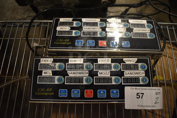 2 CAL-8B Metal Calculagraphs. 12x1.5x4.5. 2 Times Your Bid!