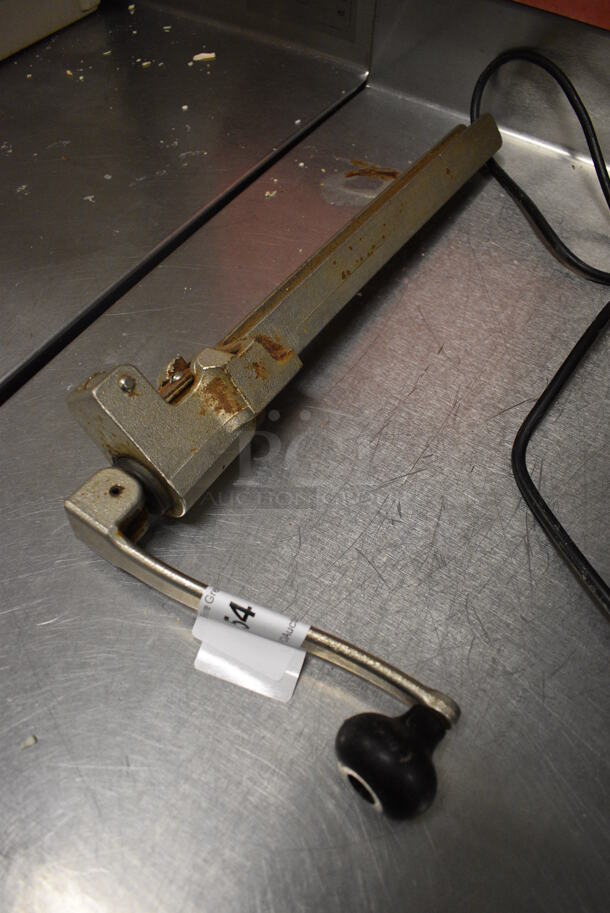 Metal Commercial Can Opener. 9x2.5x18. (kitchen) - Image 1 of 3