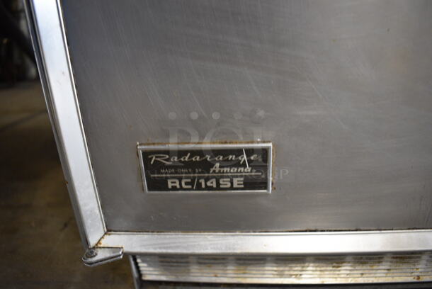 Amana Model RC/14SE Metal Commercial Countertop Microwave Oven. 18x21.5x18 - Image 4 of 4