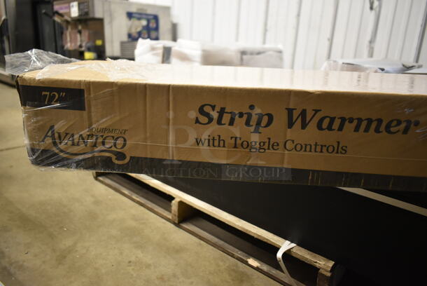 BRAND NEW IN BOX! Avantco 177SW72T Metal Commercial Warming Strip w/ Toggle Controls. 120 Volts, 1 Phase.  - Image 3 of 6
