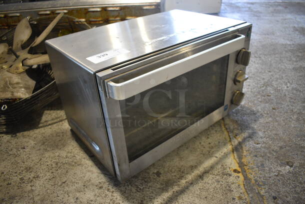 Waring 500X Stainless Steel Commercial Countertop Electric Powered Convection Oven w/ View Through Door and Thermostatic Controls. 24x20x14 - Image 5 of 6