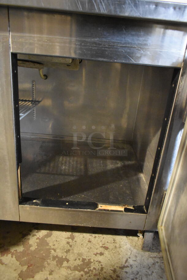 Marsal BM68 Stainless Steel Commercial Prep Table w/ Drop In Bins and Cutting Board on Commercial Casters. 115 Volts, 1 Phase. Tested and Working! - Image 7 of 8