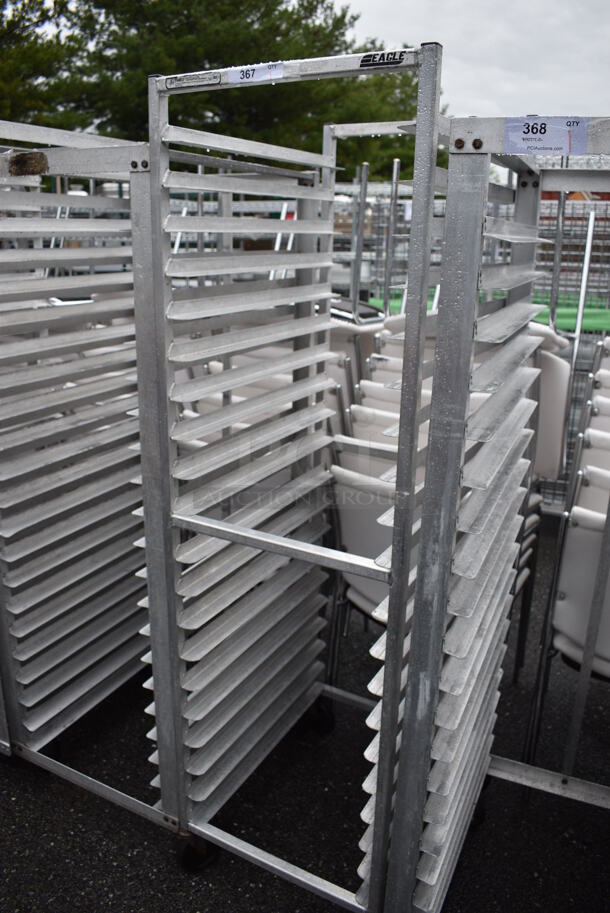Metal Commercial Pan Transport Rack on Commercial Casters. 20.5x26x69 - Image 1 of 3