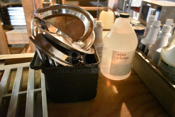 ALL ONE MONEY! Tier Lot of Various Items Including APW Wyott Soup Kettle Food Warmer, Cleaner. (basement)  - Image 9 of 12
